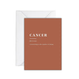 Grußkarte Sternzeichen