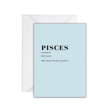 Grußkarte Sternzeichen