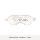 Schlafmaske mit Personalisierung | Ivory