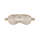 Schlafmaske mit Personalisierung | Champagner