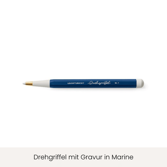 Drehgriffel mit Gravur