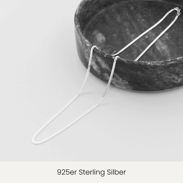 Halskette Panzer | Silber