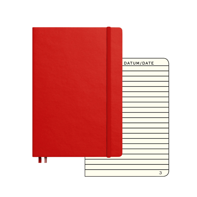 Notizbuch A5 Hardcover | Cherry Red