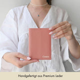 Reisepass Hülle in Misty Rose Rosa bei MERSOR