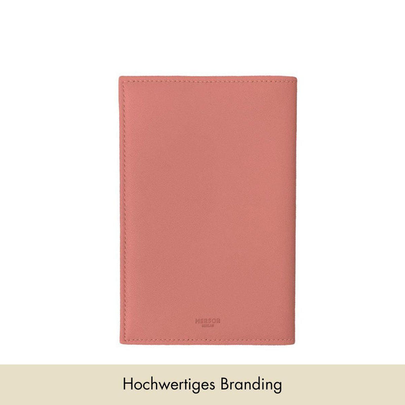 Reisepass-Hülle Glattleder | Misty Rose – Vorbestellung