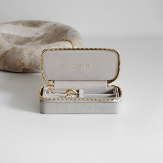 Schmuckschatulle zum Reisen | Taupe