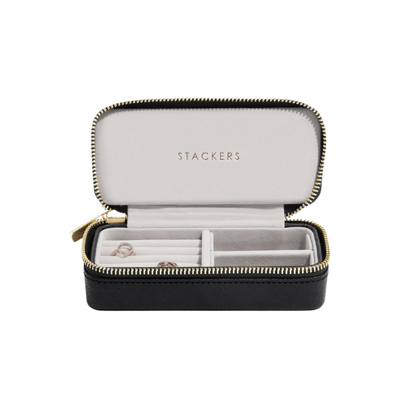 Schmuckschatulle zum Reisen | Schwarz