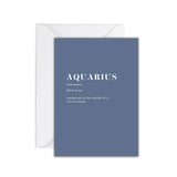 Grußkarte Sternzeichen
