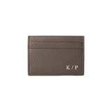 Kartenhalter genarbtes Leder Warm Earth von MERSOR Studio 