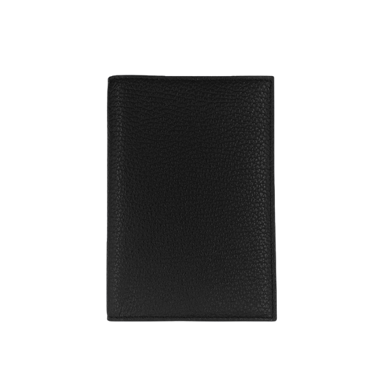 Reisepass-Hülle genarbtes Leder | Schwarz – Vorbestellung